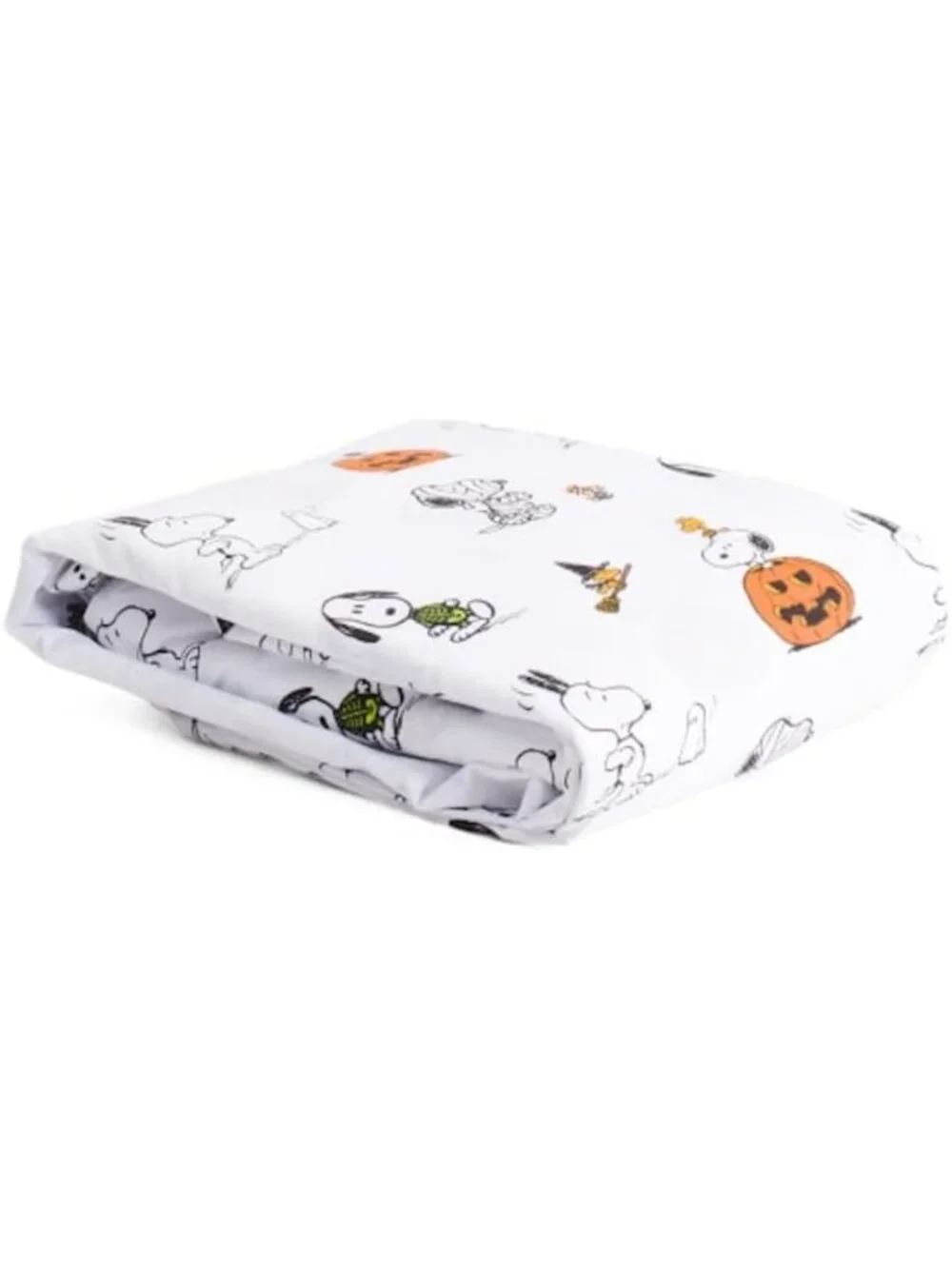 Cozy Halloween Fall Sheet Set - Mummies, Pumpkins, Witch Design - King Size